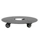 thumbnail image 1 of Stand Plant With Wheels, Base De Rodillos De Plantas De Acero De Carbono Tranquilo Con Ruedas De Lanzador Cerrable, Caddy De Macetas Redondas Para Exteriores, Patio, 1 of 7