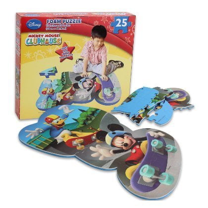25pcs Bright Colours Disney DOC McStuffins; Minnie Mouse; Cars Foam Puzzles 