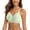 Green, variant on Women Moisture Wicking Solid Bra Seamless Yoga Sleep Bra with Edge Support for Movement and Adjustable Comfort M Beige