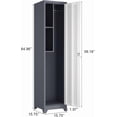 thumbnail image 3 of Tall Bathroom Storage Cabinet, Narrow Laundry Room Cabinets, 65”H Slim Storage Cabinet with Doors and Shelves, Kitchen Cabinet Storage, Skinny Locking Cabinet for Living Room, Dining Room, 3 of 18