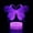 C, variant on Vikakiooze Butterfly LED Night Light Colorful 16 Colors Remote Control 3D Desk Lamp Gift