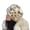 White, variant on Furry Cossack Hat Soft Cap Russian Warm Bucket Hat Female Cold Weather Fisherman Hat Skiing Hiking Headwear