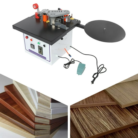 Woodworking Edge Bander, Banding Machine, Portable Edge Bander Curve Straight Edge Banding Machine 110V