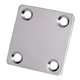 thumbnail image 3 of Tornillo para placa de mástil de guitarra eléctrica con placa de mástil cromada para bajo Plata, 3 of 5