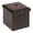 Brown 11.8"x11.8"x11.8", variant on Folding Storage Ottoman Cube, Faux Leather Footrest Seat Coffee Table, Brown 11.8"x11.8"x11.8"