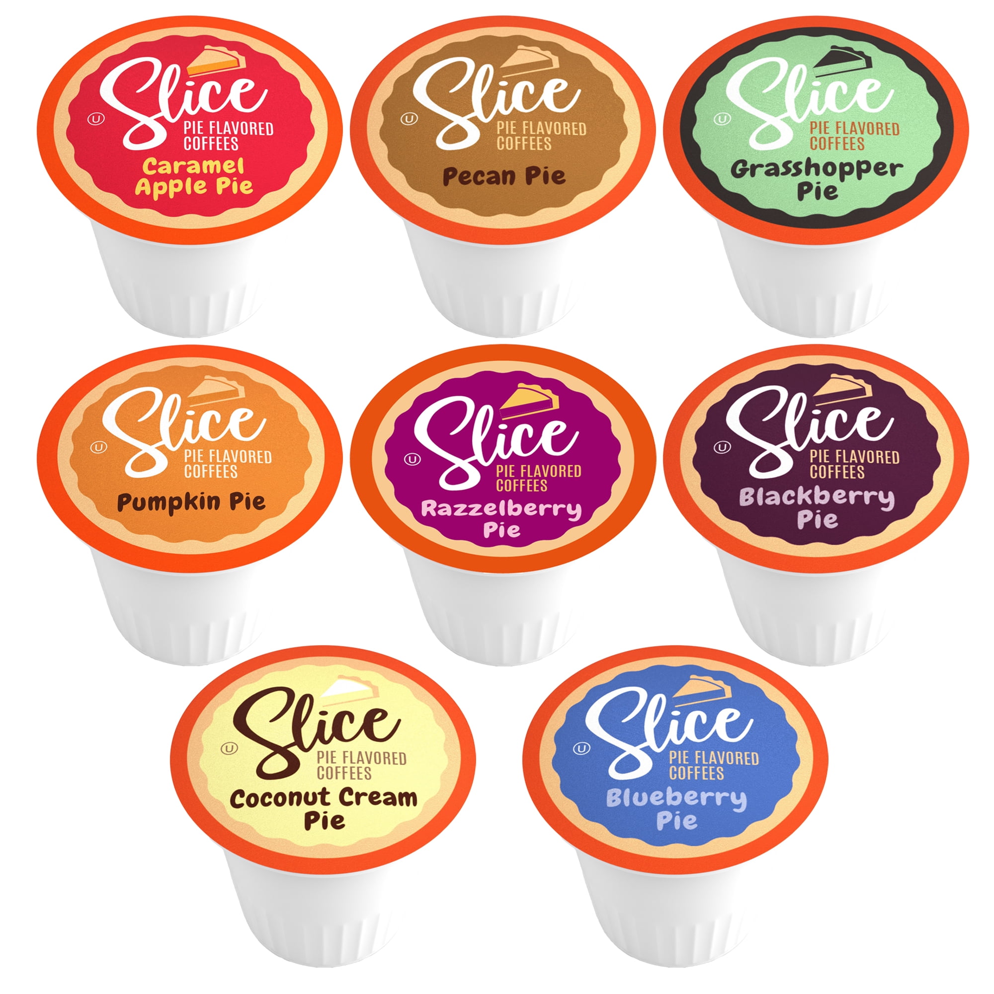 Slice Coffee Variety Pack Flavored Coffee Pods for Keurig tea pods Brewers, 40 Count