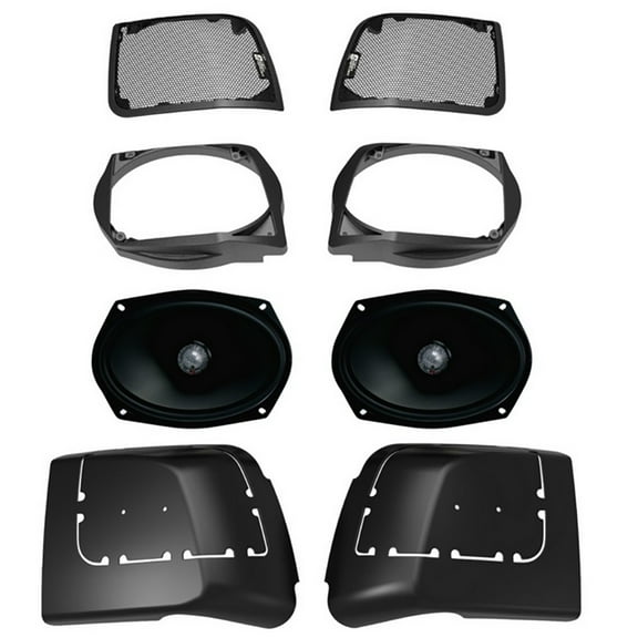 2024  Harley Davidson® Cut-In Lid Kit with Stroker ST69CX (4Ω) Speakers - RPMST694LK24