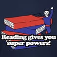 thumbnail image 3 of CafePress - Reading Gives You Super Po Women's Classic T Shirt - Women's Traditional Fit Dark T-Shirt, 3 of 4