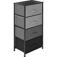 thumbnail image 3 of Mueble buró Organizador Houzer Comoda 4 Cajones Tela Moderno negro, 3 of 6
