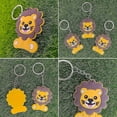 thumbnail image 4 of 30 Llaveros de León YUANXCMXG para Niños Mini Llavero de Animal Lindo de Dibujos Animados Regalos de Fiesta, 4 of 5