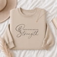 thumbnail image 4 of Jollimate Women's Christian Faith Sweatshirt, Scripture Flower Crewneck Pullover, Christian Sweatshirts Gift, 4 of 6
