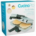 thumbnail image 6 of CucinaPro Pizzelle Maker- Polished Electric Baker Press Makes Two 5-Inch Cookies at Once- Recipe Guide Included- Italian Waffle Dessert Treat Making- Gift for Her, 6 of 6