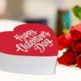 thumbnail image 4 of Koyal Wholesale Valentine's Day Heart Shaped Gift Box with Lid, Happy Valentine's Day, Reusable Heart Box, 8"x6", 1-Pack, 4 of 5