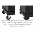 thumbnail image 6 of Alexandria Granite Top Portable Kitchen Island/Cart, 6 of 11