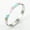 Steel, variant on New Fashion Three-color Heart-shaped Bracelet Titanium Steel 18K Gold Plating College Style Female Bracelet