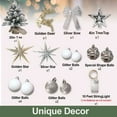 thumbnail image 6 of Mini Christmas Tree, 24 Inches Artificial Tabletop Christmas Tree LED Lights, Table Small Xmas Tree with Christmas Ball Ornaments for Table Top Christmas Tree Decorations, 6 of 7