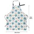 thumbnail image 6 of Goofa Flower Leaves Printed Waterproof Apron 33" Chef Aprons for Men Heavy Duty Chemical Work Apron Adjustable Bib Apron, 6 of 9