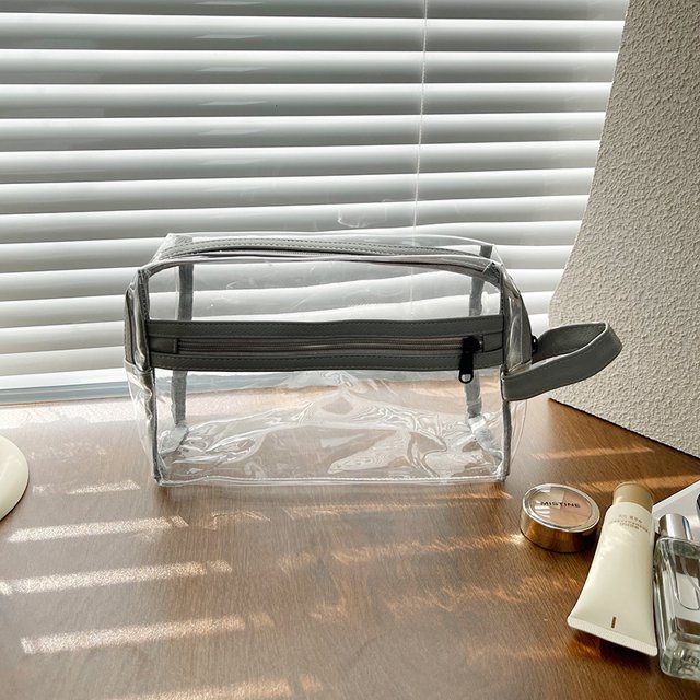 Bolsas Maquillaje Tocador Multipropósito Cimpuera Lápices Impermeables PVC Con Organizador Estacionario Transparente para Mujeres