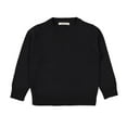 thumbnail image 6 of LTTVQM Sweaters for Kids Girls Cable Knit 2-3 Long Sleeve Fall Cute Crewneck Sweatshirt Comfortable Pullover Trendy Blouses for Teen Girls Black 2-3, 6 of 6