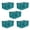 5 Pack, variant on Wisykoke 1/2/5/10PCS Collapsible Milk Crate 52L Plastic Storage Crate Stackable, Collapsible Crates for Storage, Space Saving for Home & Camping, Holds 130 lbs, Green