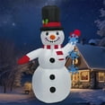 thumbnail image 3 of Cheapark 4FT Christmas Inflatable Snowman - LED Lights Outdoor Blow-Up Decor, Heavy-Duty Yard Ornament for Holiday Party Xmas New Year, 3 of 6
