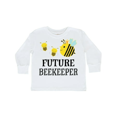 

Inktastic Future Beekeeper Honey Bee Gift Toddler Boy or Toddler Girl Long Sleeve T-Shirt