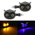 thumbnail image 2 of Projecteur de Moto Hibou LED Clignotant 12V Bicolore, 2 of 9