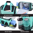thumbnail image 4 of Bolsa de gimnasio FocusGear Ultimate 2.0, duradera, 10 compartimentos, verde azulado, 4 of 7