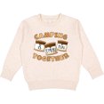 thumbnail image 2 of Inktastic Camping is S'more Fun Together-s'mores Toddler Sweatshirt, 2 of 4
