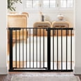 thumbnail image 4 of DOMIPET 29.5''-46'' Extra Wide Pet Gate, 30'' High Pressure Mounted Dog Gate for Doorways & Stairs, Black, 4 of 7