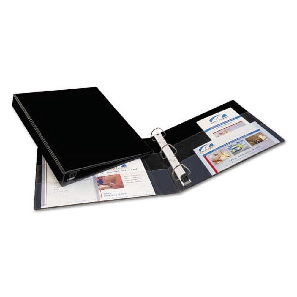 Heavy-Duty Non-View Binder With Durahinge And One Touch Ezd Rings, 3 Rings, 1" Capacity, 11 X 8.5, Black | Bundle of 5 Each