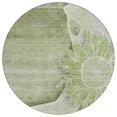 thumbnail image 2 of Addison Rugs Chantille Indoor/Outdoor Transitional Floral Aloe Washable Round Rug, 8' x 8', 2 of 6