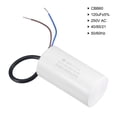 thumbnail image 4 of Capacitor de arranque CBB60 Uxcell 96x49mm 120uF 250V AC 50/60Hz 2 cables Blanco, 4 of 6