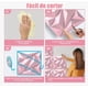 thumbnail image 4 of Panel Decorativo Pared 3d Pvc Resistente Al Fuego 30cmx30cm Modelo Rosa, 4 of 4