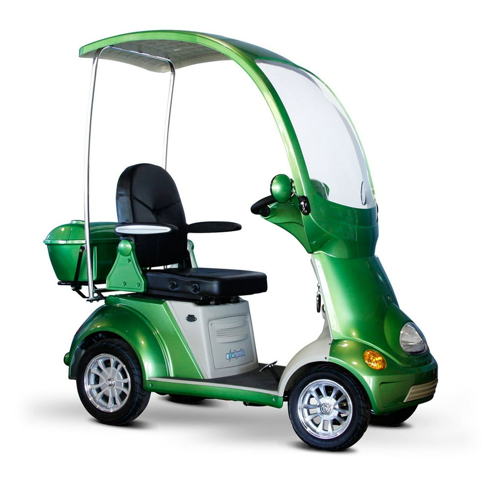mobility scooter with canopy color green