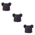 thumbnail image 4 of Minnieouse Gorro y esponjoso con bolas de pompones, tocado a la moda, gorros de buena retención de calor, hermoso regalo para niños, naranja, Type1 NO1 Minnieouse  CBP255440, 4 of 6