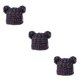 thumbnail image 4 of Jumpingount Gorro y esponjoso con bolas de pompones, tocado a la moda, gorros de buena retención de calor, hermoso regalo para niños, naranja, Type1 NO1 Jumpingount CBP255440, 4 of 6