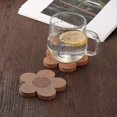 thumbnail image 3 of 12pcs Cute Coasters For Drinks,absorbent&reusable Coaster Set 4inch Cork Flower Shape Coasters For-dwdz, 3 of 5