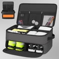 thumbnail image 5 of Golf Trunk Organizer, Golf Gifts for Men with Separate Ventilated Compartment for 2 Pair Shoes, Waterproof Car Trunk Locker for Balls, Tees, Clothes, Gloves, Accessories,, 5 of 9