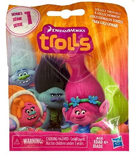 Dreamworks TROLLS Series 7 Blind Bag Purple Troll Pink Hair color changes !