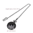 thumbnail image 3 of MasteelfCA NICERIO Pocket Watch Roman Pattern Steampunk Retro Vintage Quartz Roman Numerals Pocket Watch (Black), 3 of 8