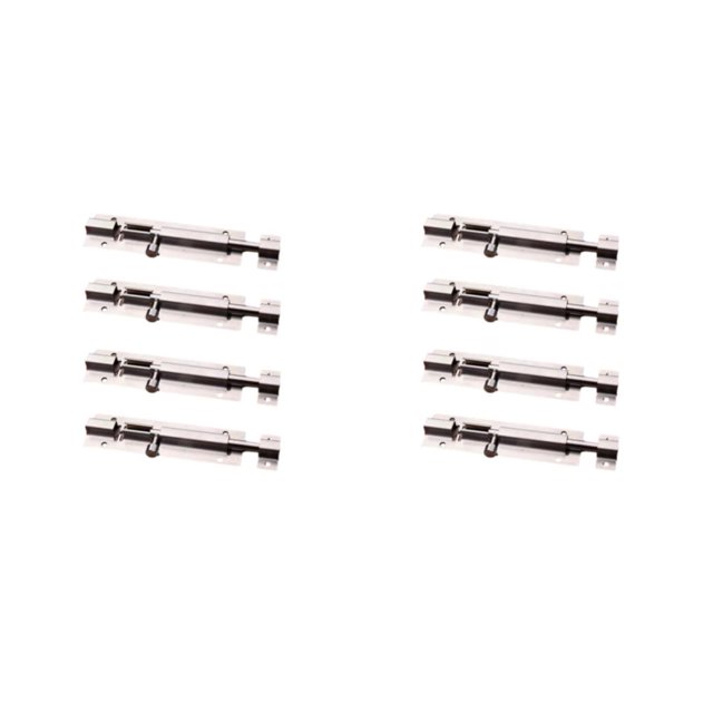 Maytalsory 4pcs/set Stylish Door Upgrade Home Security With Easy Installation Satisfaction Guaranteed Sliding Door Lock 4 inch 2PCS