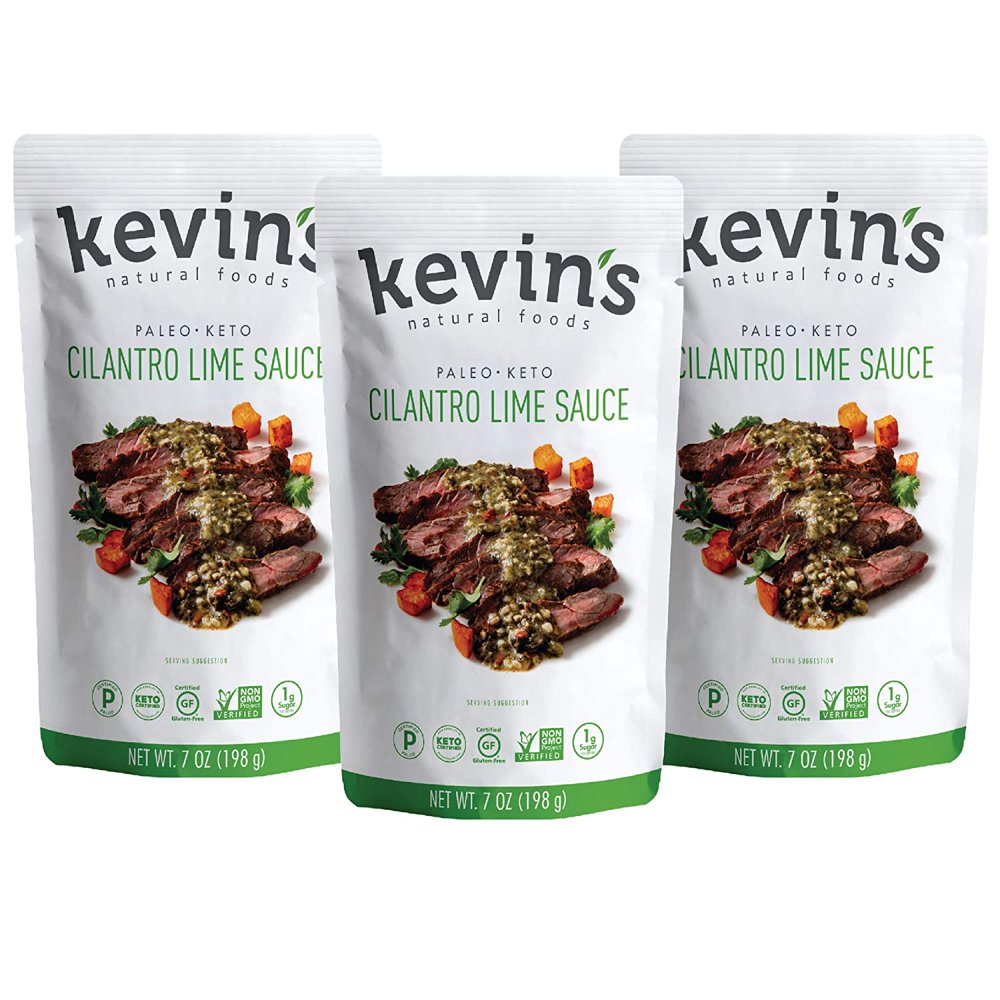 Kevin's Natural Foods Cilantro Lime Sauce Keto and Paleo Simmer Sauce