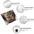 thumbnail image 4 of BANET Dog Pillow Covers - Dogs with Heart Shape Pillow Cases Romantic Love Pillowcases Valentines Cushion Case White, 4 of 5