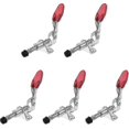 thumbnail image 1 of 5 Pcs Quick Release Toggle Clamp, 301 Am Toggle Clamp Holding Latch Push Pull Quick Release Hand Tool 45kg/99lbs Holding Capacity, 1 of 5