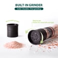 thumbnail image 4 of Soeos Salt Grinder Set, Himalayan Pink Salt, Coarse Grain, Salt for Grinder Refill, 13.4 Oz (380g), Refillable Plastic Bottle, Rock Salt, Kosher Salt Set (Pack of 1), 4 of 7