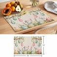 thumbnail image 6 of Easter Eggs Placemats Set of 1, Spring Flowers Non-Slip Place Mats Washable Table Mats for Kitchen Dining Table Decorations Indoor/Outdoor, 6 of 9