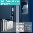 thumbnail image 3 of Home Security Door Lock, Door Reinforcement Lock Child Proof, Front Door Locks for Kids Safety Door Latch Lock Top High Security Door Locks Flip Door Guardian Withstand 800lbs for Inward Swinging Door, 3 of 5