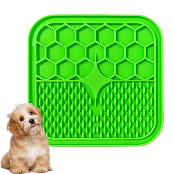 Lick Mat for Dogs and Cats, Pet Food Mats and Slow Feeder Cat Bowl for Dog Anxiety Relief, Pet Enrichment Toys Slow Feeders with Suction Cups for Dogs Cats