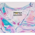 thumbnail image 7 of Moomaya Cotton Jersey Printed Midi Dress For Women V-Neck Summer Short Sleeves Knee Length Dress, 7 of 7